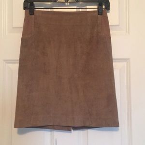 BCBG skirt suede-like